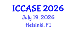 International Conference on Control, Automation and Systems Engineering (ICCASE) July 19, 2026 - Helsinki, Finland