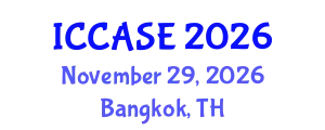 International Conference on Control, Automation and Systems Engineering (ICCASE) November 29, 2026 - Bangkok, Thailand