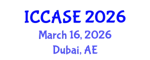 International Conference on Control, Automation and Systems Engineering (ICCASE) March 16, 2026 - Dubai, United Arab Emirates