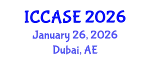 International Conference on Control, Automation and Systems Engineering (ICCASE) January 26, 2026 - Dubai, United Arab Emirates