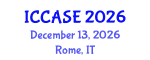 International Conference on Control, Automation and Systems Engineering (ICCASE) December 13, 2026 - Rome, Italy