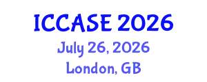 International Conference on Control, Automation and Systems Engineering (ICCASE) July 26, 2026 - London, United Kingdom