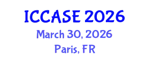 International Conference on Control, Automation and Systems Engineering (ICCASE) March 30, 2026 - Paris, France