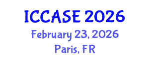 International Conference on Control, Automation and Systems Engineering (ICCASE) February 23, 2026 - Paris, France