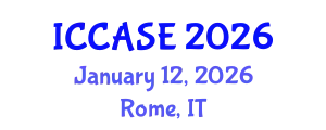 International Conference on Control, Automation and Systems Engineering (ICCASE) January 12, 2026 - Rome, Italy