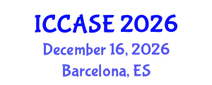 International Conference on Control, Automation and Systems Engineering (ICCASE) December 16, 2026 - Barcelona, Spain