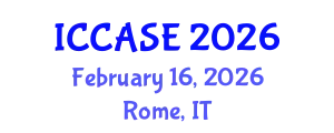 International Conference on Control, Automation and Systems Engineering (ICCASE) February 16, 2026 - Rome, Italy