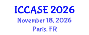 International Conference on Control, Automation and Systems Engineering (ICCASE) November 18, 2026 - Paris, France