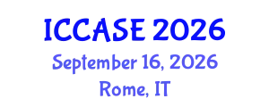 International Conference on Control, Automation and Systems Engineering (ICCASE) September 16, 2026 - Rome, Italy