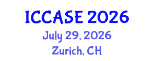International Conference on Control, Automation and Systems Engineering (ICCASE) July 29, 2026 - Zurich, Switzerland