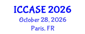 International Conference on Control, Automation and Systems Engineering (ICCASE) October 28, 2026 - Paris, France