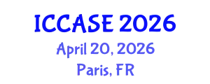 International Conference on Control, Automation and Systems Engineering (ICCASE) April 20, 2026 - Paris, France