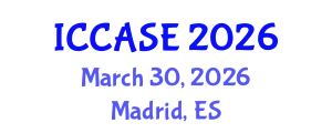International Conference on Control, Automation and Systems Engineering (ICCASE) March 30, 2026 - Madrid, Spain