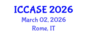 International Conference on Control, Automation and Systems Engineering (ICCASE) March 02, 2026 - Rome, Italy