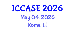International Conference on Control, Automation and Systems Engineering (ICCASE) May 04, 2026 - Rome, Italy