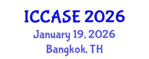 International Conference on Control, Automation and Systems Engineering (ICCASE) January 19, 2026 - Bangkok, Thailand