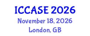 International Conference on Control, Automation and Systems Engineering (ICCASE) November 18, 2026 - London, United Kingdom