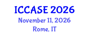 International Conference on Control, Automation and Systems Engineering (ICCASE) November 11, 2026 - Rome, Italy