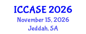 International Conference on Control, Automation and Systems Engineering (ICCASE) November 15, 2026 - Jeddah, Saudi Arabia