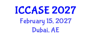 International Conference on Control, Automation and Systems Engineering (ICCASE) February 15, 2027 - Dubai, United Arab Emirates