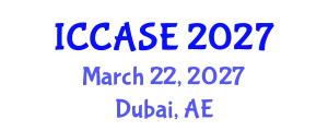 International Conference on Control, Automation and Systems Engineering (ICCASE) March 22, 2027 - Dubai, United Arab Emirates
