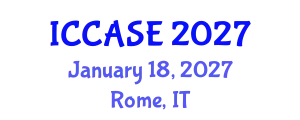 International Conference on Control, Automation and Systems Engineering (ICCASE) January 18, 2027 - Rome, Italy