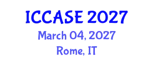 International Conference on Control, Automation and Systems Engineering (ICCASE) March 04, 2027 - Rome, Italy