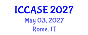 International Conference on Control, Automation and Systems Engineering (ICCASE) May 03, 2027 - Rome, Italy