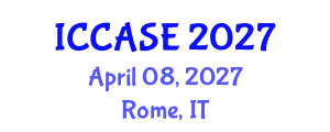 International Conference on Control, Automation and Systems Engineering (ICCASE) April 08, 2027 - Rome, Italy
