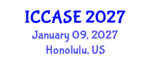 International Conference on Control, Automation and Systems Engineering (ICCASE) January 09, 2027 - Honolulu, United States