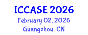 International Conference on Control, Automation and Systems Engineering (ICCASE) February 02, 2026 - Guangzhou, China