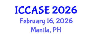 International Conference on Control, Automation and Systems Engineering (ICCASE) February 16, 2026 - Manila, Philippines