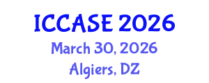 International Conference on Control, Automation and Systems Engineering (ICCASE) March 30, 2026 - Algiers, Algeria