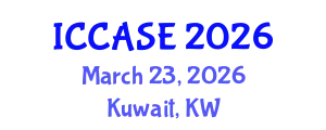 International Conference on Control, Automation and Systems Engineering (ICCASE) March 23, 2026 - Kuwait, Kuwait