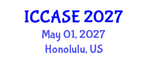 International Conference on Control, Automation and Systems Engineering (ICCASE) May 01, 2027 - Honolulu, United States