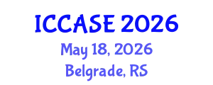 International Conference on Control, Automation and Systems Engineering (ICCASE) May 18, 2026 - Belgrade, Serbia