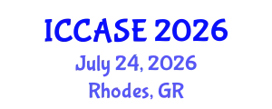 International Conference on Control, Automation and Systems Engineering (ICCASE) July 24, 2026 - Rhodes, Greece