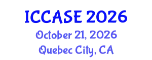 International Conference on Control, Automation and Systems Engineering (ICCASE) October 21, 2026 - Quebec City, Canada