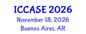 International Conference on Control, Automation and Systems Engineering (ICCASE) November 18, 2026 - Buenos Aires, Argentina