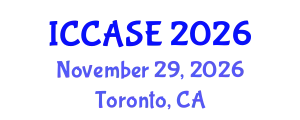 International Conference on Control, Automation and Systems Engineering (ICCASE) November 29, 2026 - Toronto, Canada