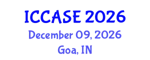 International Conference on Control, Automation and Systems Engineering (ICCASE) December 09, 2026 - Goa, India