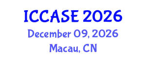 International Conference on Control, Automation and Systems Engineering (ICCASE) December 09, 2026 - Macau, China
