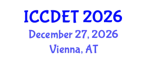 International Conference on Computer Design Engineering and Technology (ICCDET) December 27, 2026 - Vienna, Austria