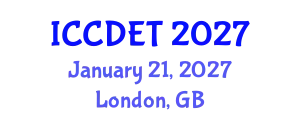 International Conference on Computer Design Engineering and Technology (ICCDET) January 21, 2027 - London, United Kingdom