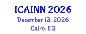 International Conference on Artificial Intelligence and Neural Networks (ICAINN) December 13, 2026 - Cairo, Egypt