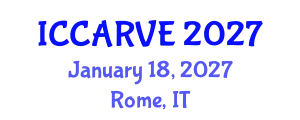 International Conference on Control, Automation, Robotics and Vision Engineering (ICCARVE) January 18, 2027 - Rome, Italy