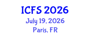 International Conference on Forensic Sciences (ICFS) July 19, 2026 - Paris, France