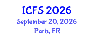 International Conference on Forensic Sciences (ICFS) September 20, 2026 - Paris, France
