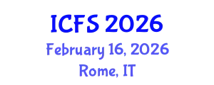 International Conference on Forensic Sciences (ICFS) February 16, 2026 - Rome, Italy
