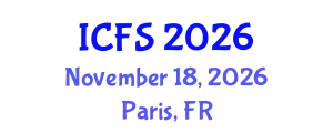 International Conference on Forensic Sciences (ICFS) November 18, 2026 - Paris, France